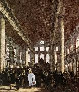 WITTE, Emanuel de Interior of the Portuguese Synagogue in Amsterdam France oil painting reproduction